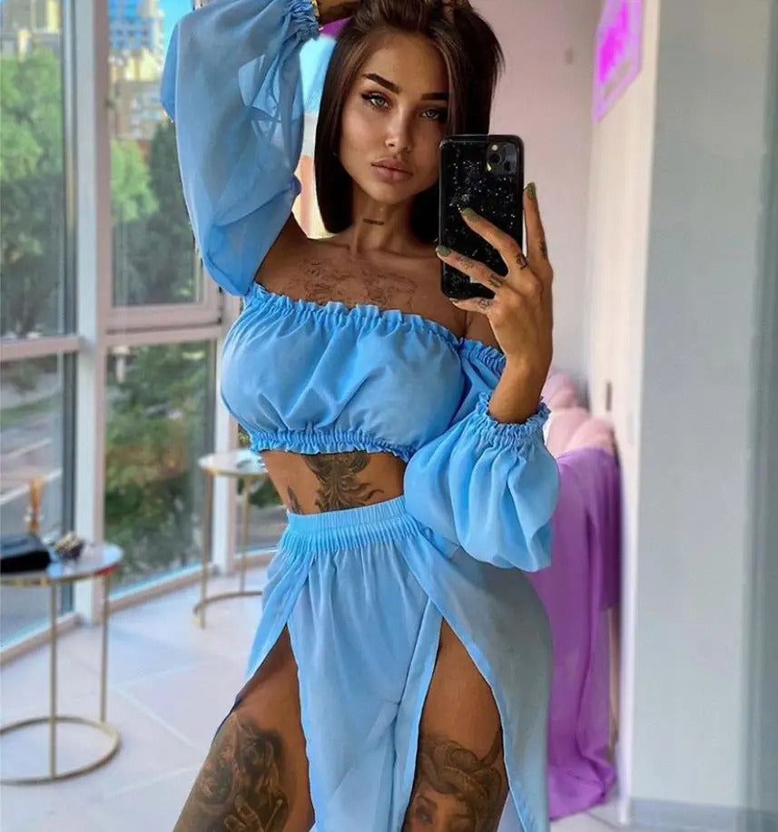2-Piece Bikini Cover-Up Set