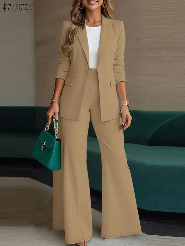 Elegant Blazer Pant Set